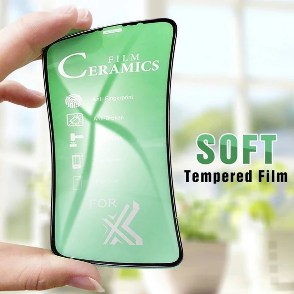 Apple iPhone XS - X 5D Mat Seramik Tam Kaplayan Ekran Koruyucu Cam - 4