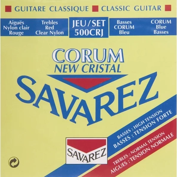540crj - New Cristal Red/blue Normal Tension - Klasik Gitar Teli 540CRJ