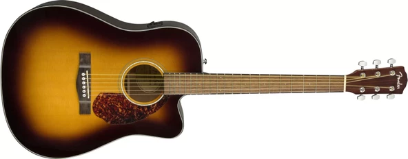 Fender Cd-140sce Dreadnought Sunburst Elektro Akustik Gitar - 3