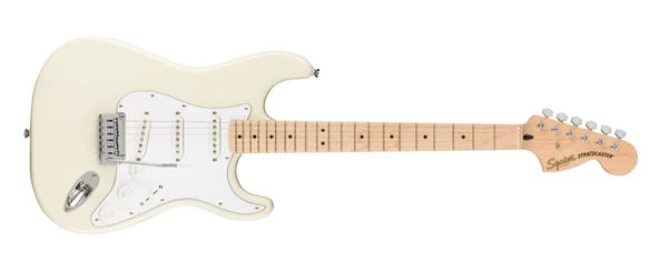 Squier Affinity Stratocaster Akçaağaç Klavye Olympic White Elektro Gitar