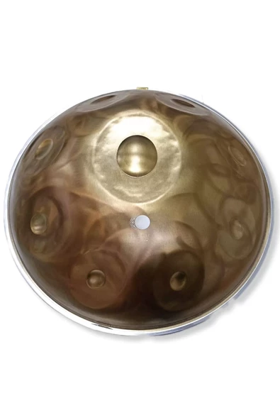 Kıta Pantam Eclipse Steel Handpan 9 Notalı Re Minör + (bakımyağı+çanta+renkli Kuşak)