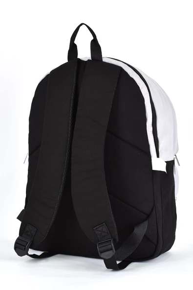 Sisley Okul Sırt Çantası Unisex Çok Gözlü Günlük Seyahat Sırt Çantası Gri 12920 - 5