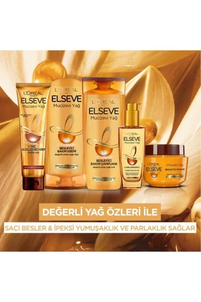 Elseve Mucizevi Yağ Besleyici Bakım Şampuanı 390 ml - 4