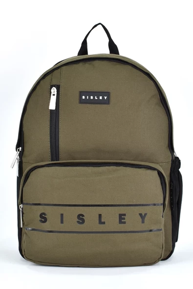 Sisley Okul Sırt Çantası Unisex Çok Gözlü Günlük Seyahat Sırt Çantası Haki 12919 ürün görseli
