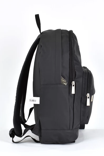 Sisley Okul Sırt Çantası Unisex Çok Gözlü Günlük Seyahat Sırt Çantası Siyah 12913 - 3