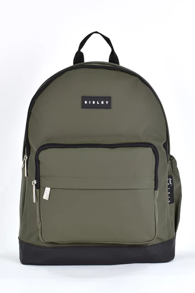 Sisley Okul Sırt Çantası Unisex Çok Gözlü Günlük Seyahat Sırt Çantası Haki 12914 ürün görseli