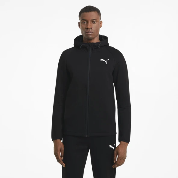 Puma 585812 Evostripe Core Fz Hoodie Kapüşonlu Jacket Eşofman Üstü Erkek Ceket - Resim 2