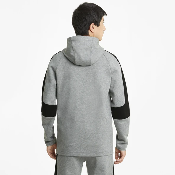 Puma 585812 Evostripe Core Fz Hoodie Kapüşonlu Jacket Eşofman Üstü Erkek Ceket - Resim 8