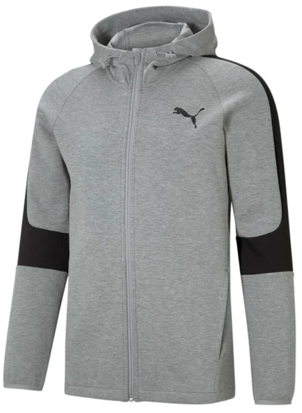 Puma 585812 Evostripe Core Fz Hoodie Kapüşonlu Jacket Eşofman Üstü Erkek Ceket - Resim 12