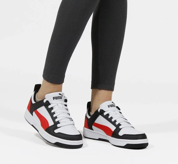 Puma Rebound Layup Lo SL Jr 370490-07 Sneakers Unisex Spor Ayakkabı - Resim 2