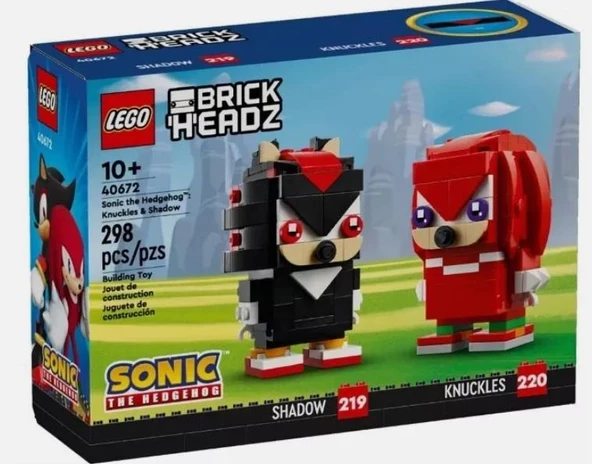 Lego Brickheadz 40672 Sonic The Hedgehog™: Knuckles & Shadow