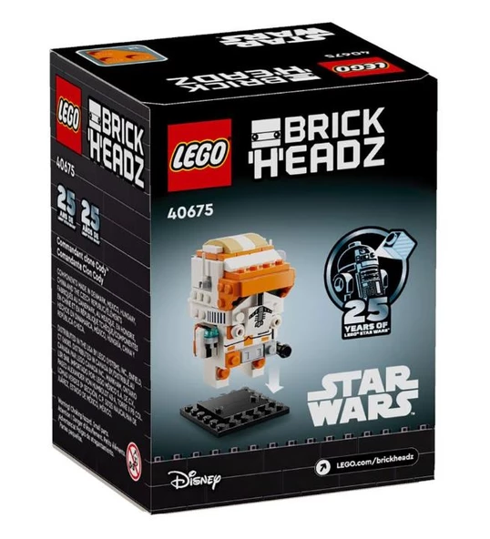Lego Brickheadz 40675 Star Wars Clone Commander Cody - Resim 2