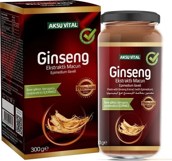 Aksuvital Aksu Vital Ginseng Ekstratlı Macunu 300 gr