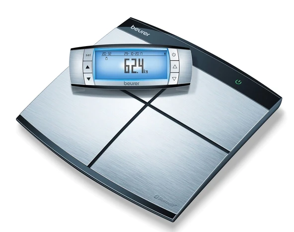 Beurer BF 105 Gümüş Dijital Yağ Ölçer Baskül - Resim 2