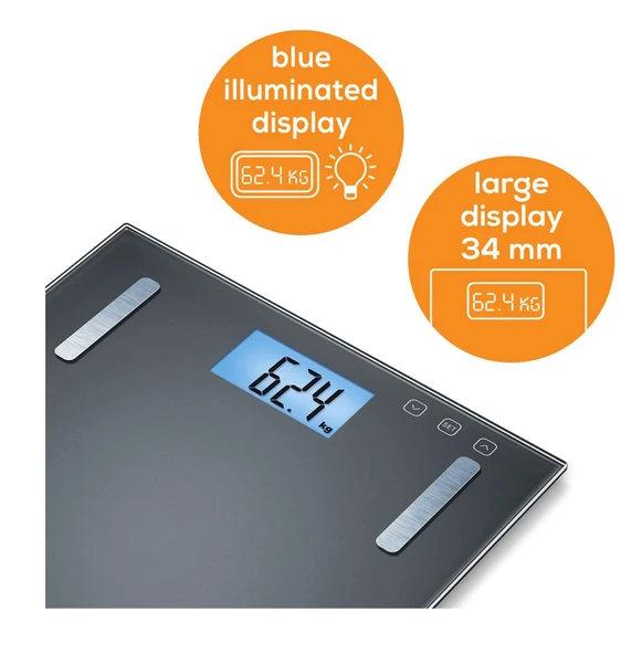 Beurer Bf 180 Diagnostic Bathroom Scale Analiz Tartısı - 2