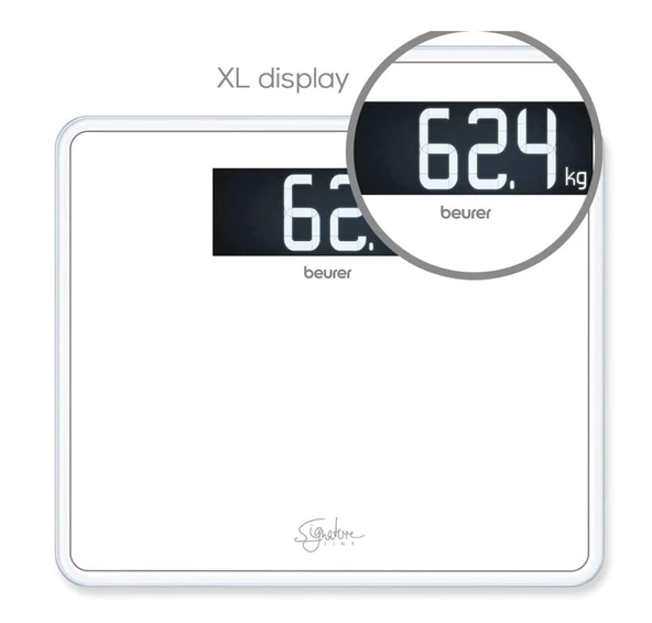 Beurer Gs 410 Signatureline Beyaz Cam Banyo Baskülü - 2
