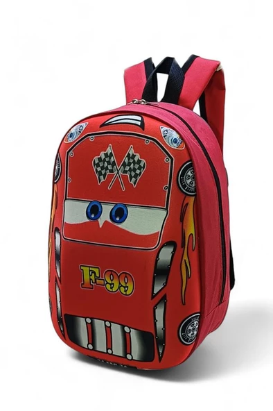 Anaokulu Sırt Çantası 3D Kabartmalı Kreş Erkek Çocuk Çantası - 2