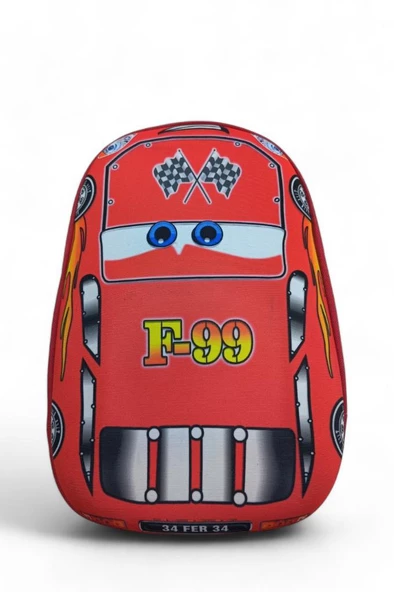 Anaokulu Sırt Çantası 3D Kabartmalı Kreş Erkek Çocuk Çantası - 5