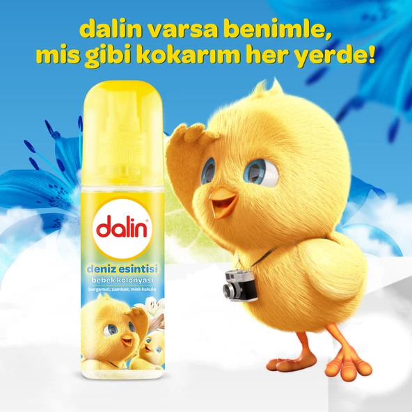 Dalin Bebek Kolonyası 150ML Deniz Esintisi (Bergomat-Zambak-Misk Kokulu) (6 Lı Set) - 3
