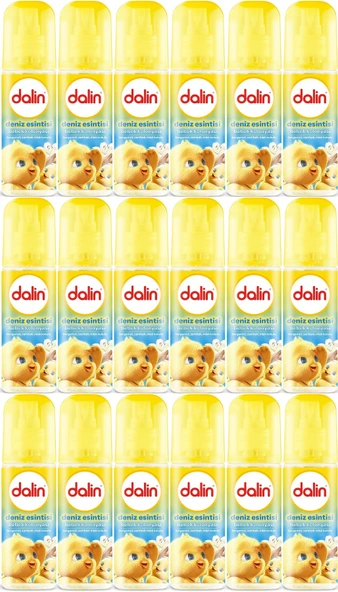 Dalin Bebek Kolonyası 150ML Deniz Esintisi (Bergomat-Zambak-Misk Kokulu) (18 Li Set)