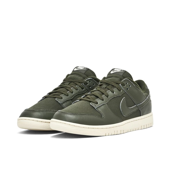 NIKE DUNK LOW PREMIUM OLIVE SAIL - Resim 3