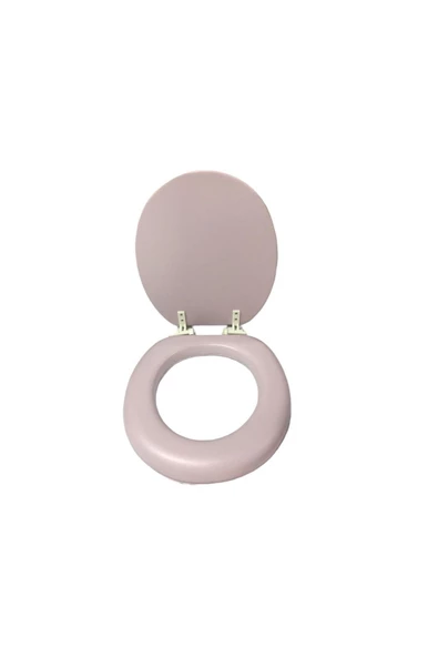 Yetişkinler Için Klasik Extra Süngerli Yumuşak Klozet Kapağı 1.Kalite Pembe - 6
