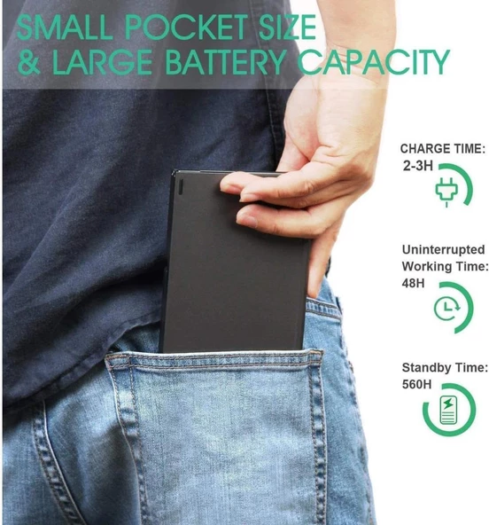 Hometech Alfa 8TX 8" Uyumlu Kablosuz Bluetooth TouchPad'li Şarj Edilebilir Katlanabilir Klavye - Resim 8