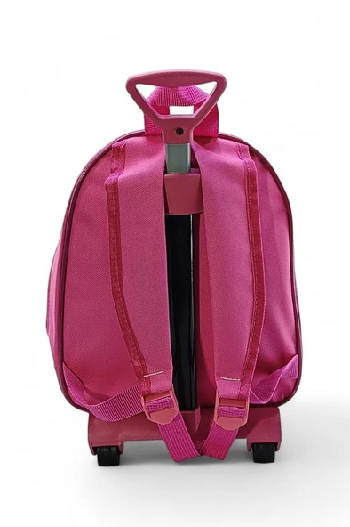 Anaokulu Çekçekli Sırt Çantası 3D Kabartmalı Kreş Kız Çocuk Çantası - 4