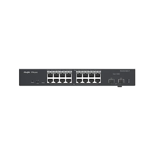 RUIJIE Reyee 16 Port RG-ES218GC-P 10/100/1000 Yönetilebilir 2x SFP PoE+ Switch (240W)