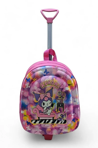 Anaokulu Çekçekli Sırt Çantası 3D Kabartmalı Kreş Kız Çocuk Çantası - 8