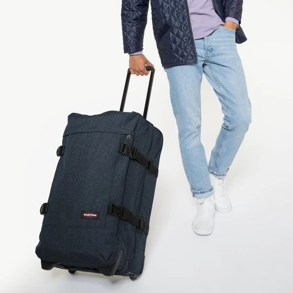 Eastpak EK62L26W Tranverz M Triple Denim Lacivert Valiz - 2