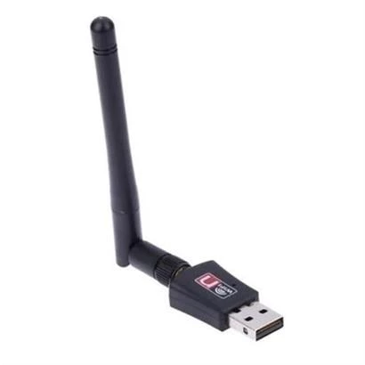 Mini Modem Nano Antenli Kablosuz 600 Mbps USB 20 Wifi Ağ Dağıtıcı Alıcı Wireless Adaptör - 1