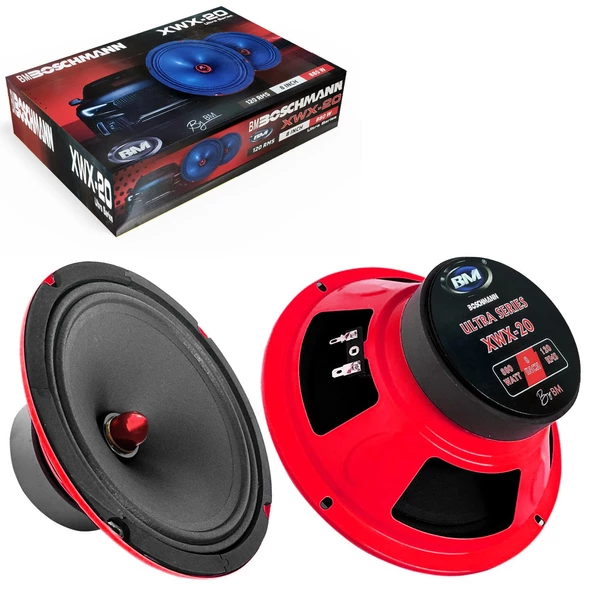 BOSCHMANN XWX-20 Oto Midrange 20cm 880 Watt (120 Rms) 2 Adet