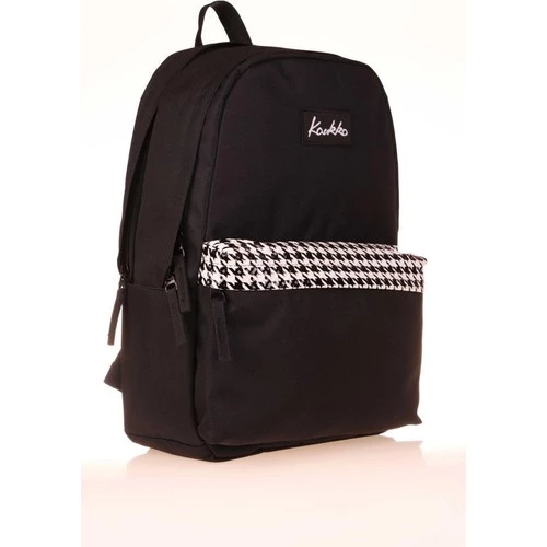 Kaukko Basıc Colors Sırt Çantası (siyah Patern)krn-K1628 - 4