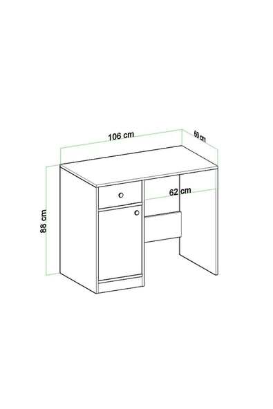 Evdemo Sena Çamaşır Makinesi Dolabı Atlantik Çam Beyaz - 7