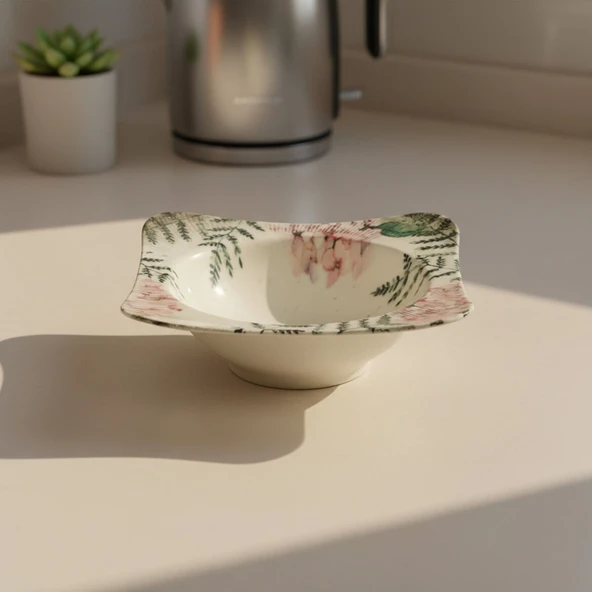 GÜRAL PORSELEN Spinoza 6 Adet 15 Cm Çorba Kasesi 1165 - Resim 5