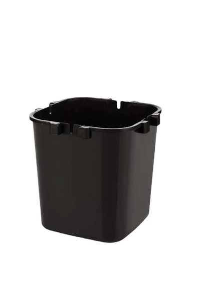 Gri Tutma Saplı Iç Kovalı Tezgah Üstü Mutfak Ve Banyo Çöp Kovası 4 Lt - 3