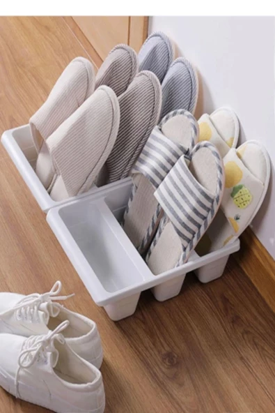 5 Adet Roma Dikey Ayakkabı Rampası Kapı Önü Terlik Toparlayıcı Yazlık , Anaokulu Ve Mescit Için - Resim 3