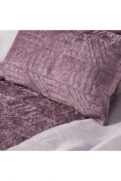 Home New Daily Kadife Çeyiz Seti 9 Parça-mor - Resim 2