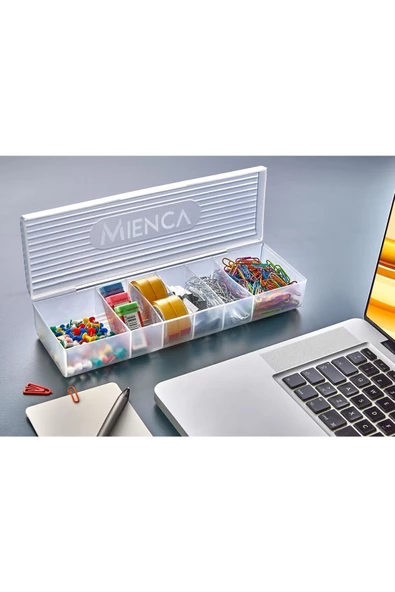 2 Adet Ring 6 Bölmeli Bitki Çayı Kutusu Saklama Kutusu - Çay Kahve Malzemesi Saklama Kutusu - Resim 4