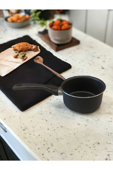 2'li Tava Seti - Granit Kaçerola Sos Tava Ve 20 Cm Tava - Sos Ve Omlet Tavası Seti - Resim 2