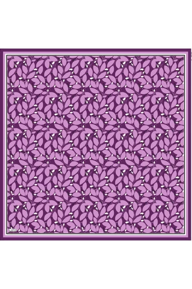Soft Mor Desenli Eşarp 6089-08 - 1