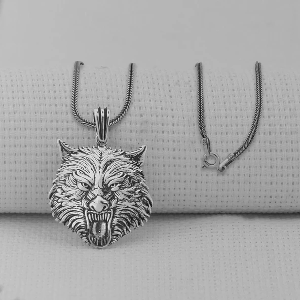 Alfa Kurt Tasarımlı 925 Ayar Gümüş Kolye ürün görseli 1