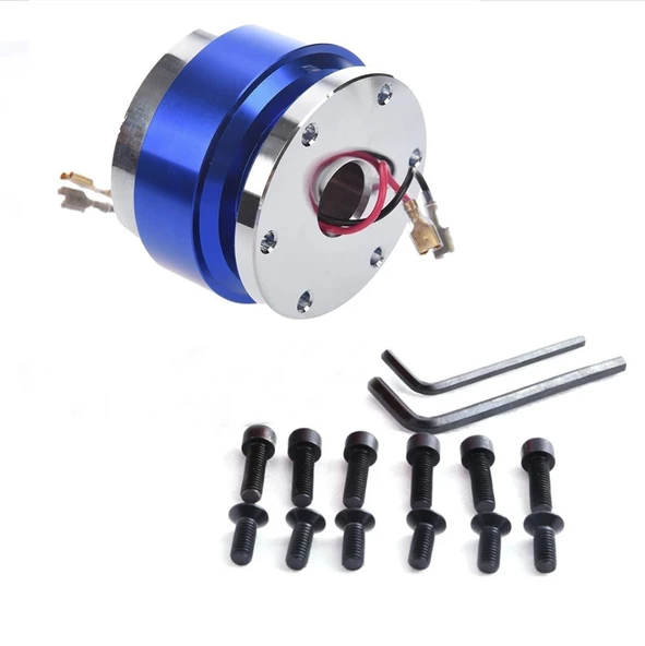 Sparco Sök-Tak Direksiyon Göbeği Mavi - 3