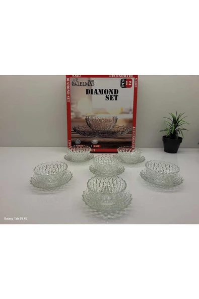 Gloww home DIAMOND 12 parça Lüx Çerez Takımı