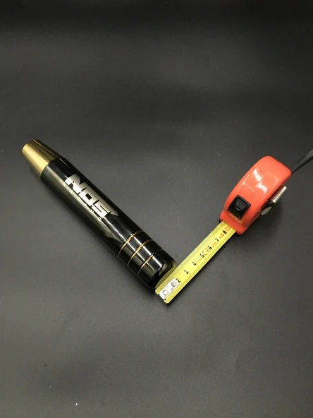 Nos Desenli SİYAH-GOLD Renk Metal Malzeme Süper Lüx Vites Topuzu - 4