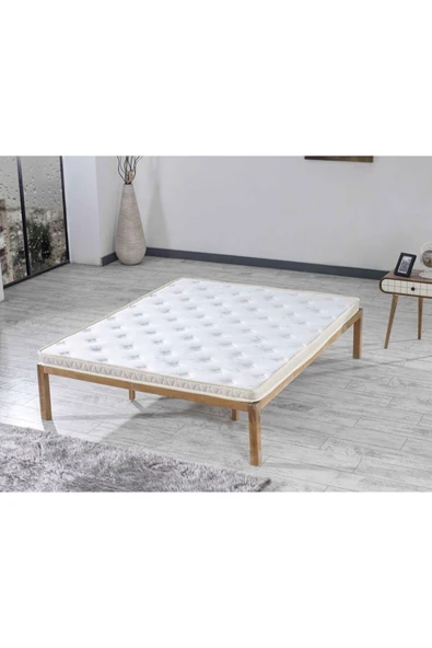 mubahyatak Full Ortopedik Lastikli Ped Sünger Yatak Şiltesi Topper Yer Yatağı - 2