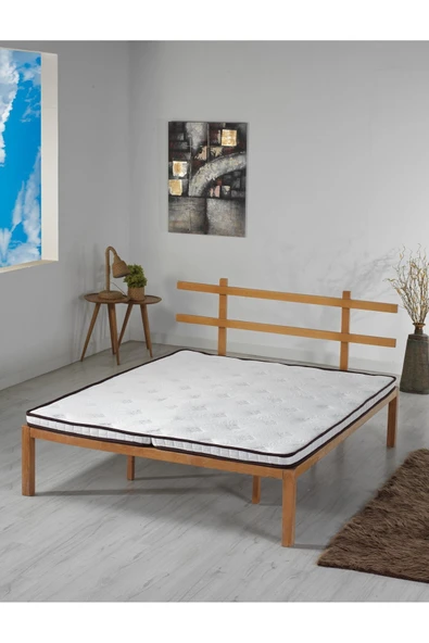 mubahyatak Divan Hemnes Modeline Uyumlu Katlanır Ortopedik Sünger Yatak 80x200 - 4