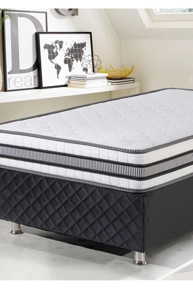 mubahyatak Zebra Tek Kişilik Ortopedik Yaylı Yatak 90x190 - 2