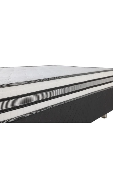 mubahyatak Zebra Tek Kişilik Ortopedik Yaylı Yatak 90x190 - 4